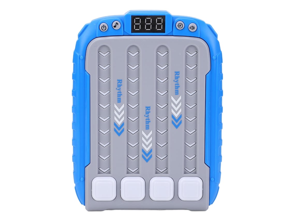 Máquina De Juegos De Ritmo Musical Push It Para Niños Con Luces Y Modos De Desafío - Azul