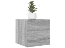 Mueble Para Tv | Mueble De Salón | Cabinet De Tv De Pared Gris Sonoma 30,5x30x30 Cm Wsd951656