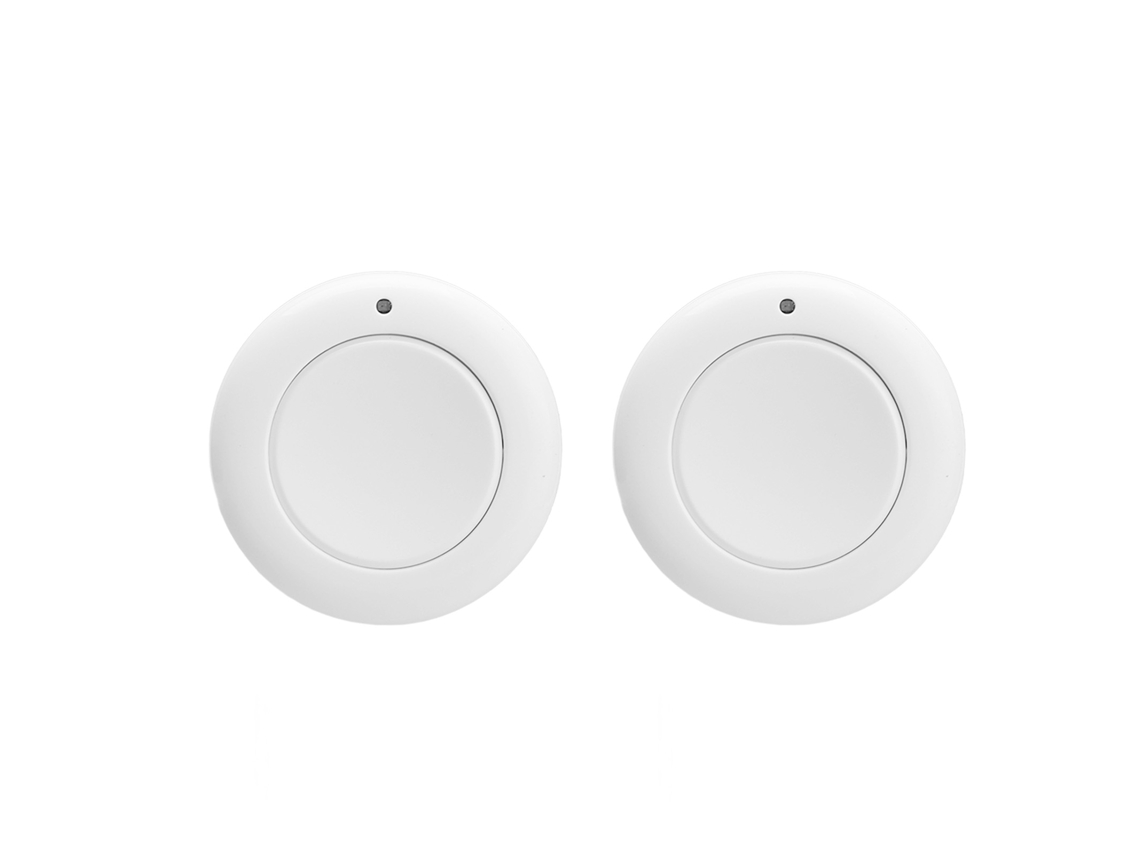 2pcs Interruptor Inalámbrico Rf 433mhz Control Remoto Para Luz Ventilador Lámpara Botón Inteligente Dc 9v