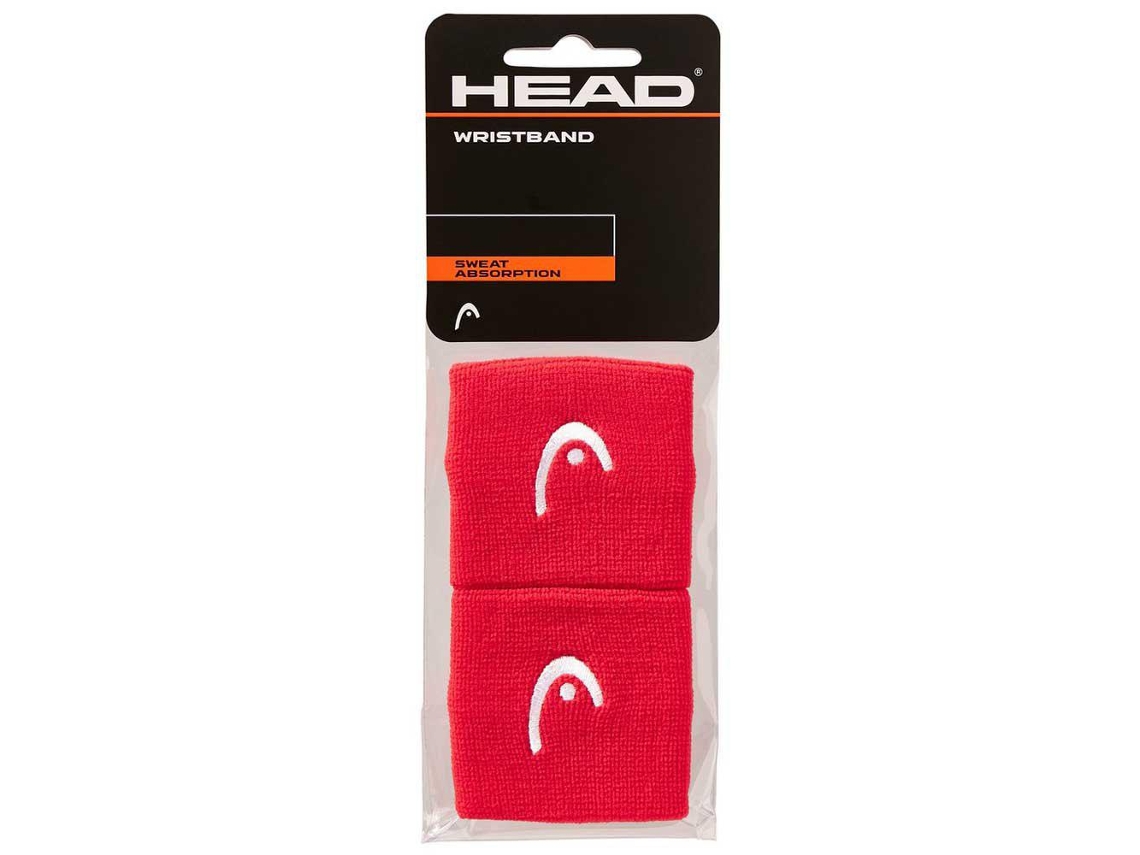 Puño para Hombre HEAD Logo 2.5´´ Rojo para Tenis (Talla Única)