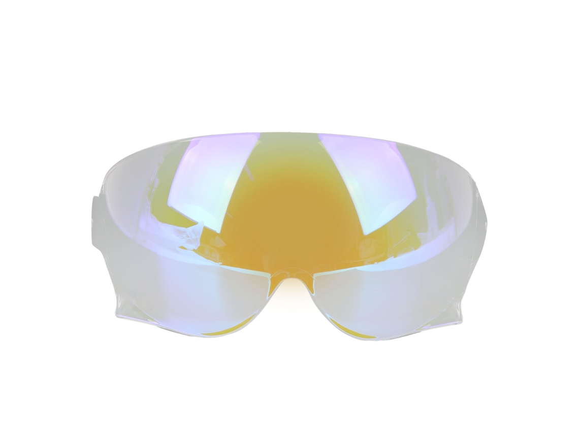 2026-cristal Para Casco De Moto Pc Protección Uv Sol Cristal De Reemplazo Para Jo Ex Zero Cj 3 Casco Revo Transparente Azul