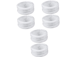 Inoomp 6 Rollos De Alambre Recubierto De Pvc Para Atar Plantas, Flexible Y Duradero Para Jardinería, Proyectos De