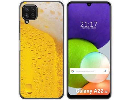 Carcasa Samsung Galaxy A22 4G / M22 TUMUNDOSMARTPHONE Cerveza Multicolor