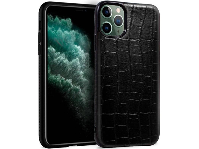 Funda iPhone 11 Pro Max COOL Piel Negro