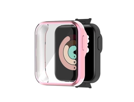 Funda protectora integrada Xiaomi Redmi Watch TPU (rosa)
