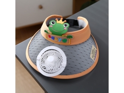Sombrero eléctrico para el sol con ventilador, protección UV, varios colores.
