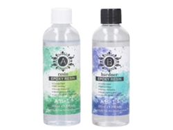 Kit de Resina Epoxi, Cristalina Transparente, 100ml, Autoeliminable, Ecológica.