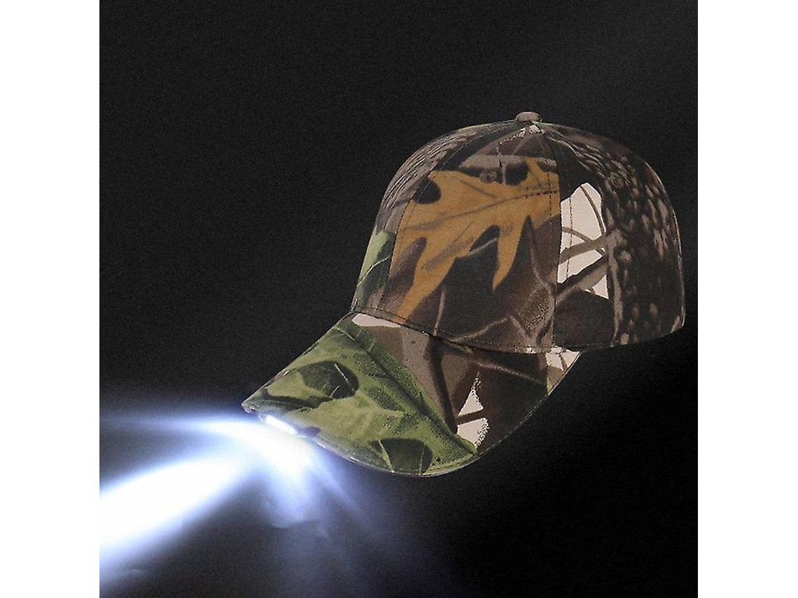 2026-gorra Béisbol Unisex Con Linterna Led Brillante Para Pesca, Correr, Ciclismo Camuflaje