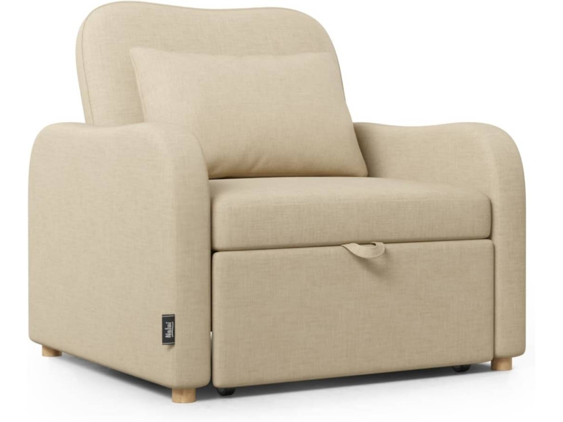 Sillón Cama Beige NALUI Buddy Reclinable 3 En 1 (92x97x90cm)