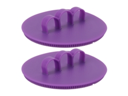 2 Esponjas Exfoliantes Corporales De Silicona Y Cepillo De Baño: Exfolian Suavemente Y Estimulan El Sistema Linfático.