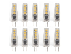 Bj-10 Peças De Lâmpada Led G4 8 Chips 2835 2w 360 Graus 220v Para Lar, Escritório, Pc