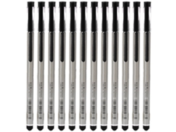 12pcs Bolígrafo De Gel 0.5mm Recarga De Gran Capacidad Pluma Para Firmar Suministros Escolares Oficina Negro