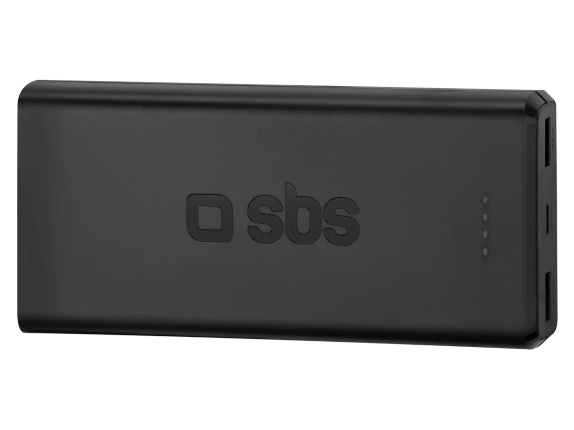 Powerbank SBS TTBB20000FASTK (20000 mAh - 2 USB - Negro)