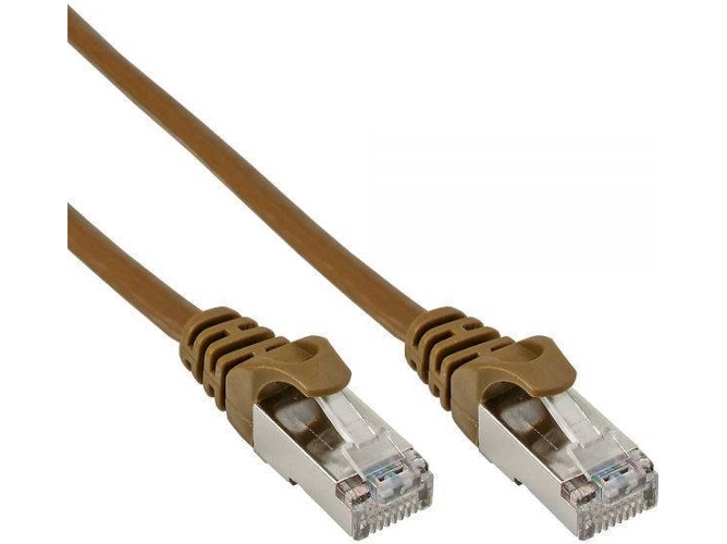 Cable de Red INLINE (RJ45 - 50 cm - Marrón)