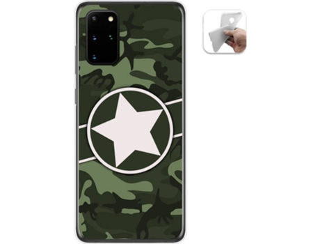 Carcasa Samsung Galaxy S20+ Plus TUMUNDOSMARTPHONE Camuflaje 01 Multicolor