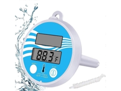 Termómetro flotante para piscina, termómetro para piscina, termómetro solar para agua de piscina GOKOCO