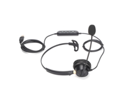 Auriculares Telefónicos De Un Solo Oído Para Oficina Con Conexión Usb, Micrófono Y Control De Audio