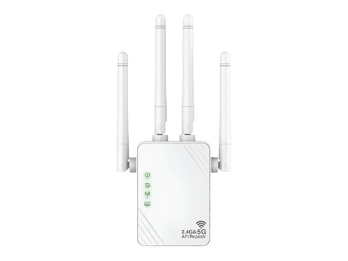 Amplificador extensor de wifi con puerto Ethernet de 1200 Mbps, repetidor amplificador de internet inalámbrico de largo alcance de banda dual W Yizhood