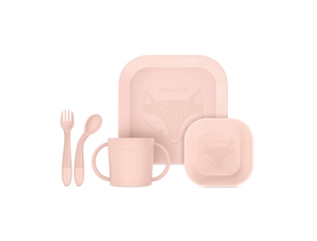 Vajilla Infantil Cuadrada Meal Set Candy MINILAND