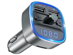 Transmisor Fm Bluetooth YIZHOOD Gris