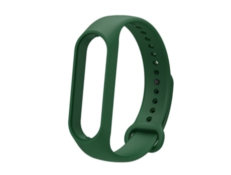 Correa TPU + PU ajustable para Xiaomi Mi Band 7 - verde oscuro