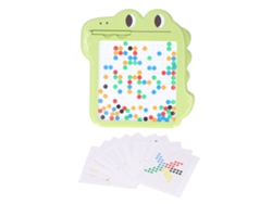 Yncm-tablero De Dibujo Magnético Con Puntos Y Perla Para Niños Juguete Educativo Con Lápiz Magnético Divertido