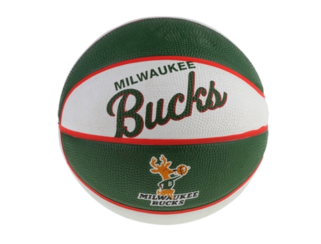 WILSON Nba Equipo Retro Milwaukee Bucks Mini Ball Wtb3200Xbmil Unisex Basketball Basketball Balls 3 Me