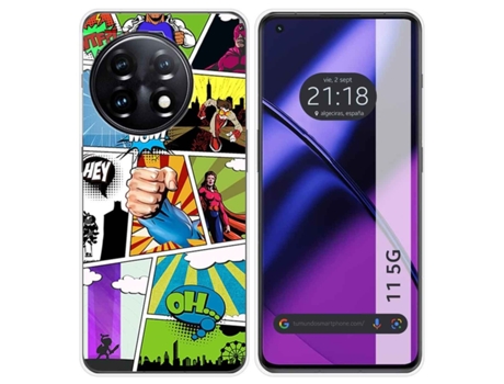 Funda Silicona para Oneplus 11 5G diseño Comic Dibujos