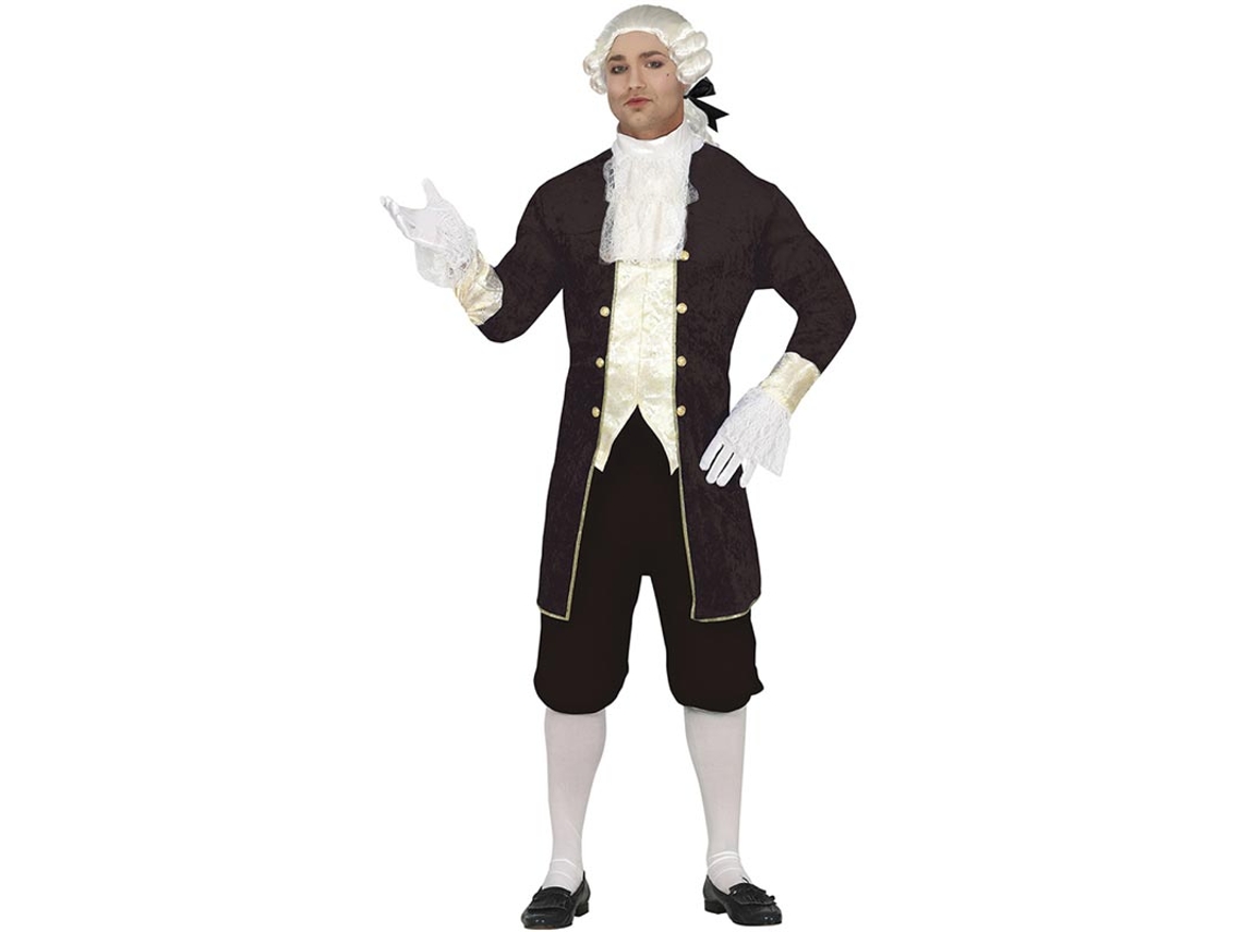 Disfraz de Marqués marrón elegante para hombre
