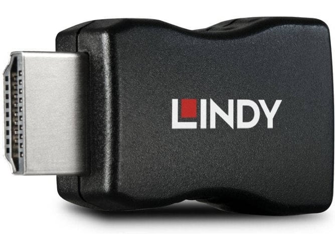 Adaptador LINDY 32104 (HDMI-HDMI - Negro)