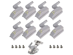 Luz Led Para Armarios, Luz Nocturna Para Cajones, Luz Con Sensor Y Bisagra De Alta Calidad.