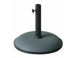 Base de sombrilla redonda Marbueno 41,5 x 35 cm 15 kg gris para jardín, piscina y terraza