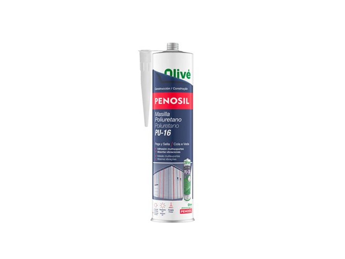 Masilla Poliuretano Blanca Cartucho 300 Ml. Sellador Poliuretano, Sellador Cemento, Ladrillo, Cerámica, Metales
