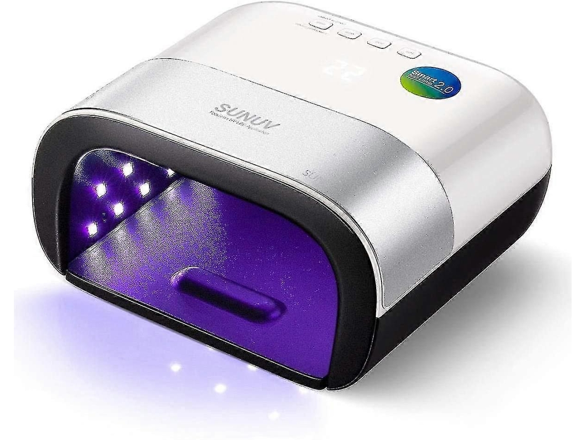 Lâmpada De Led, Secador De Unha Profissional Sunuv 48w Com Sensor Automático E Display Lcd Para Casa E Salão De Beleza