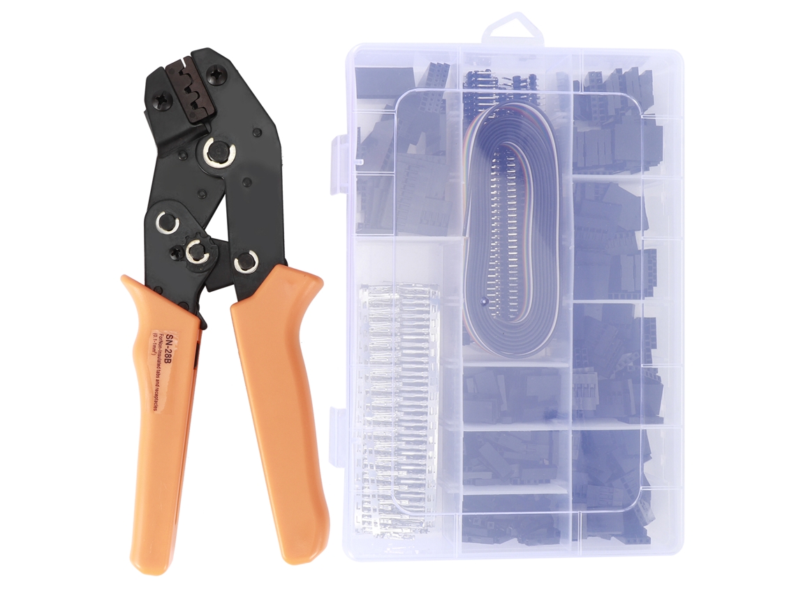 Kit de herramientas de crimpado para cables de 0,1 a 1,0 mm