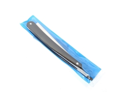 Tijeras de peluquería para corte de pelo corto, con hoja recta y funda plegable, modelo 2026.