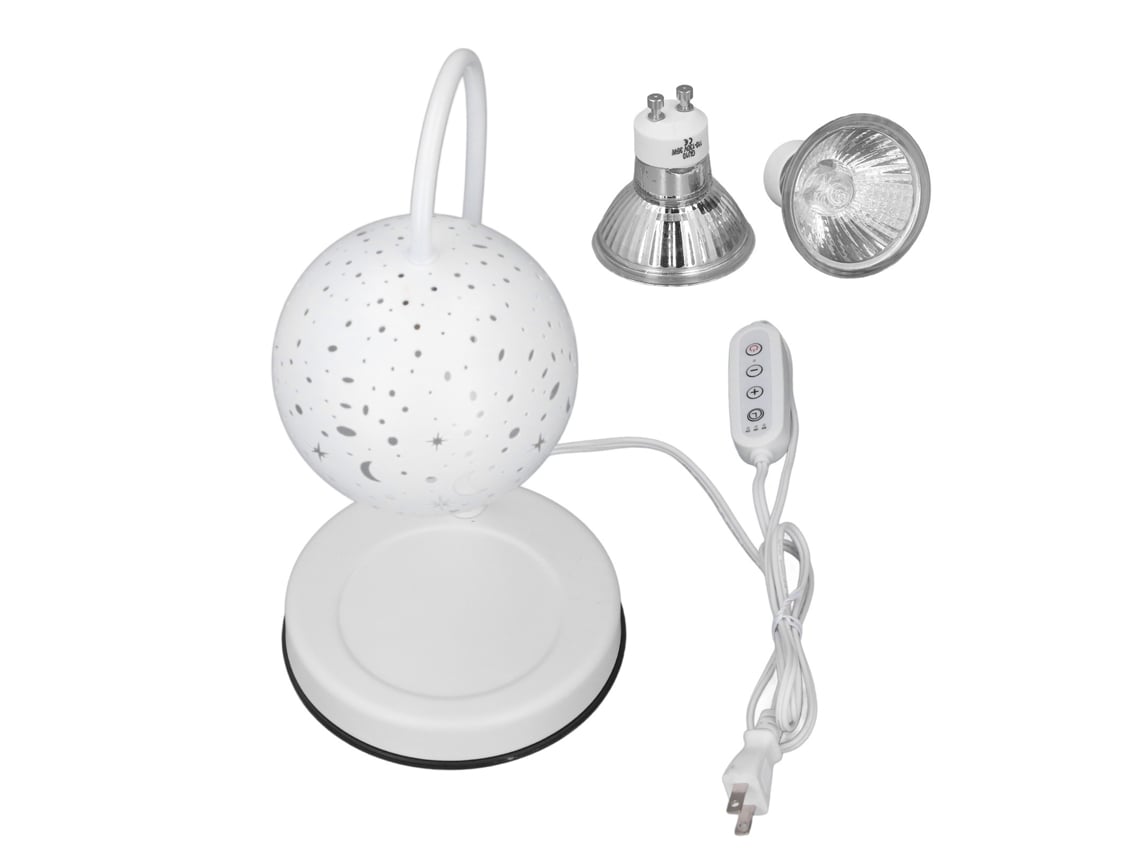 2026-calentador De Velas Con Temporizador Y Dimmer 2 Bombillas 35w 3 Programaciones Lámpara Eléctrica Para Dormitorio Y Sala De Estar