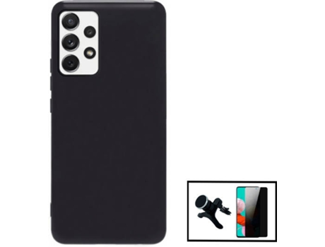 Kit Carcasa + Protector de Pantalla Anti-Spy Samsung Galaxy A52 5G PHONECARE Negro