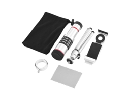 Lente De Telescópio Monocular 18x Hd Para Câmera E Celular Com Tripé E Acessorios