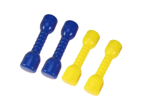 Mancuernas de mano de plástico para niños gimnasio en casa ejercicio Barbell niños ejercicio Fitness deporte juguete para uso doméstico-mancuerna s...