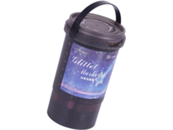 Caja De Bolígrafos De Gel Con Purpurina De Punta Suave Para Artistas Y Artesanos Profesionales Y Aficionados.