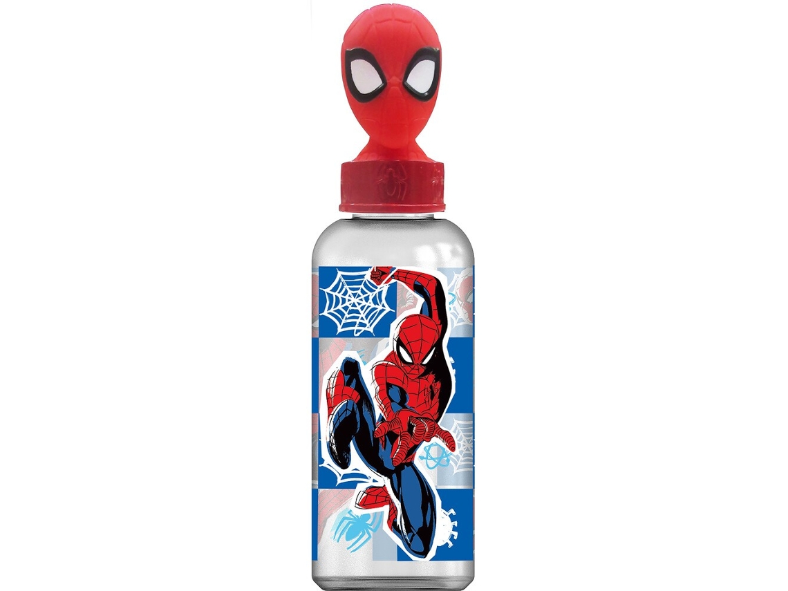 Botella con tapa 3D Spiderman Midnight Flyer de 560 ml