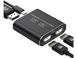 Adaptador Divisor Displayport A Mini Dp Dual 4k 60hz 1 Entrada 2