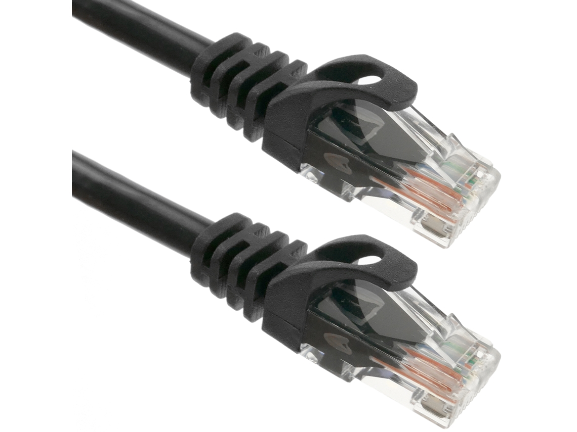 Cable de Rede Ethernet BEMATIK Lan Utp Rj45 Cat.6A Preto 3 Metros