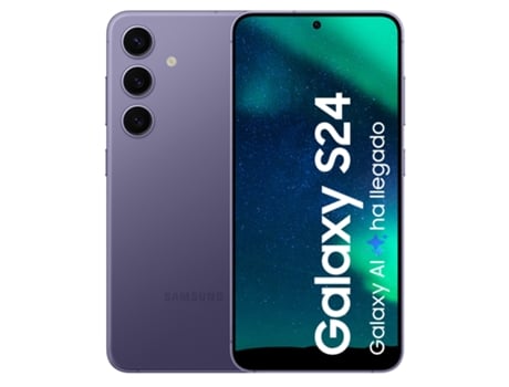Smartphone SAMSUNG Galaxy S24 (6.2'' - 8 GB - 128 GB - Violeta Cobalt)