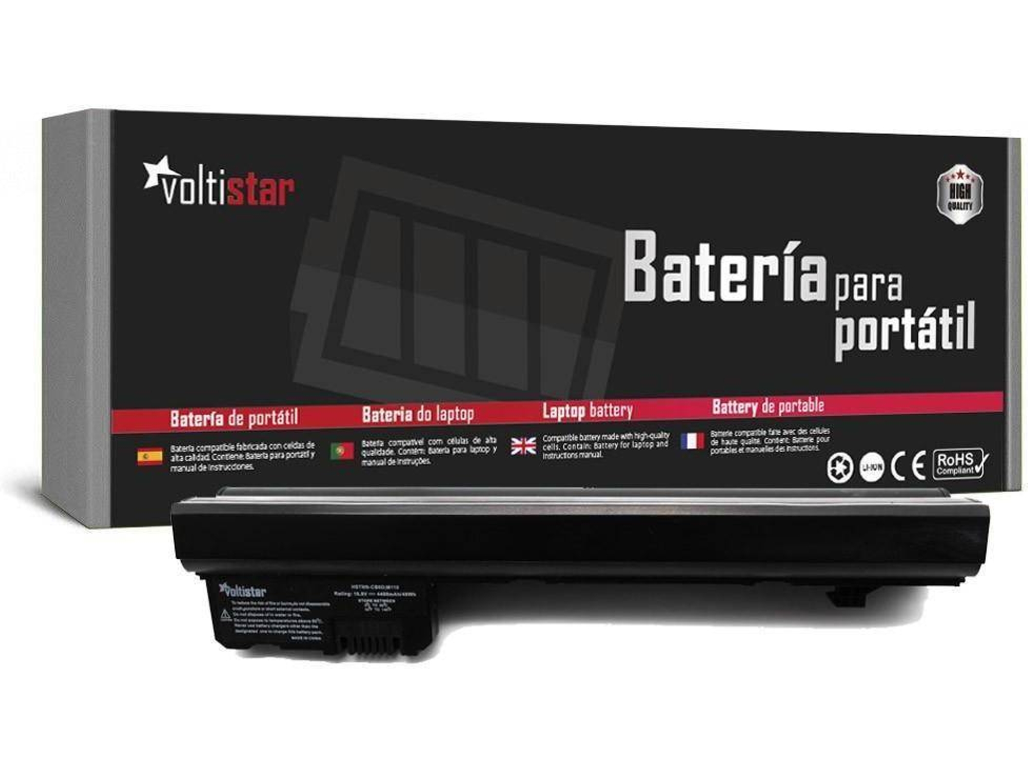 Batería para HP VOLTISTAR 537626-001 530972-761, 530973-741, 530973-751, 537626-001, Cq10