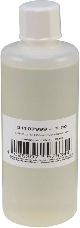 Eurolite 51104697 Tubo de color naranja 119 cm tinta sellos uv active stamp ink transparente 100