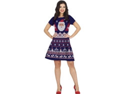 Disfraz de Mujer GUIRMA Natal De crochet Azul (L = 42/44)