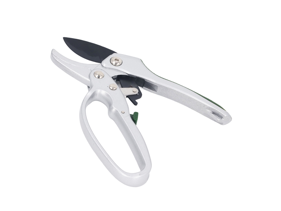 Tesoura de poda para jardinagem, cortador de lenha manual com polia de economia de energia e protetor de mão.