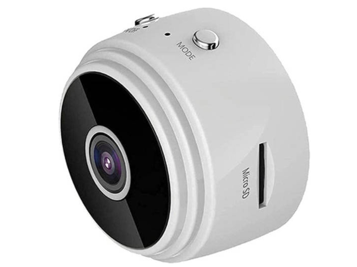 Minicámara deportiva inalámbrica Yizhood Wifi 1080P HD con visión nocturna (blanca)